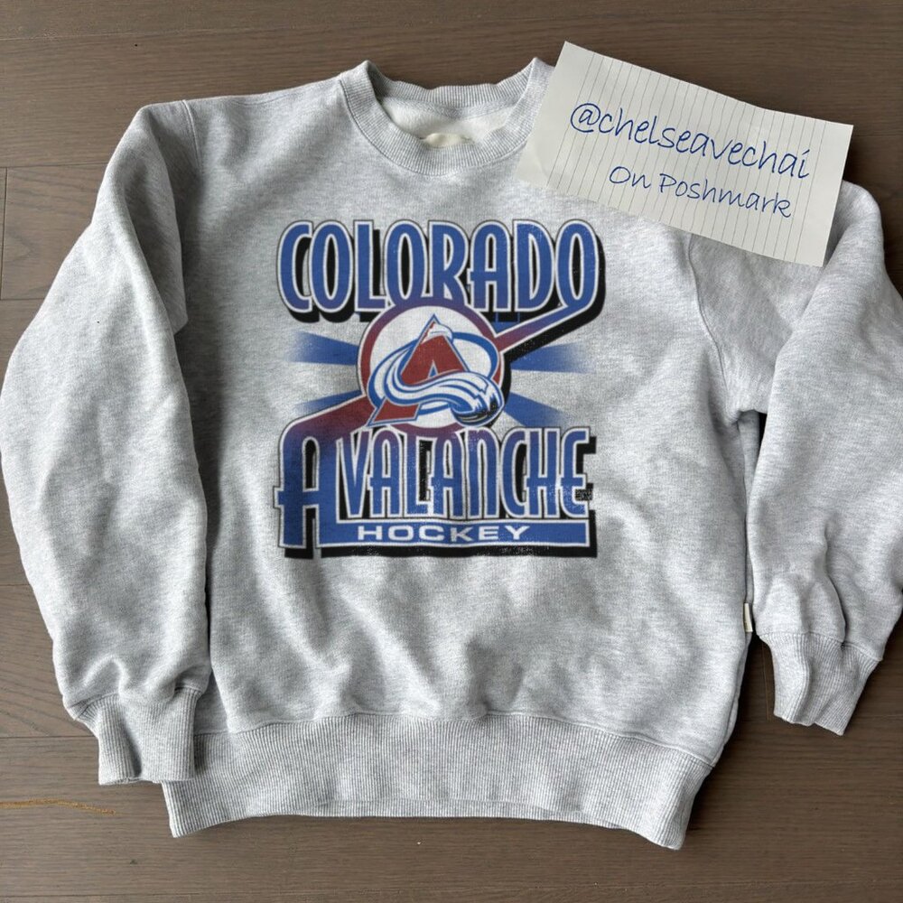Vintage Colorado Avalanche Hockey Sweatshirt, Retro NHL Colorado Avalanche  Tee